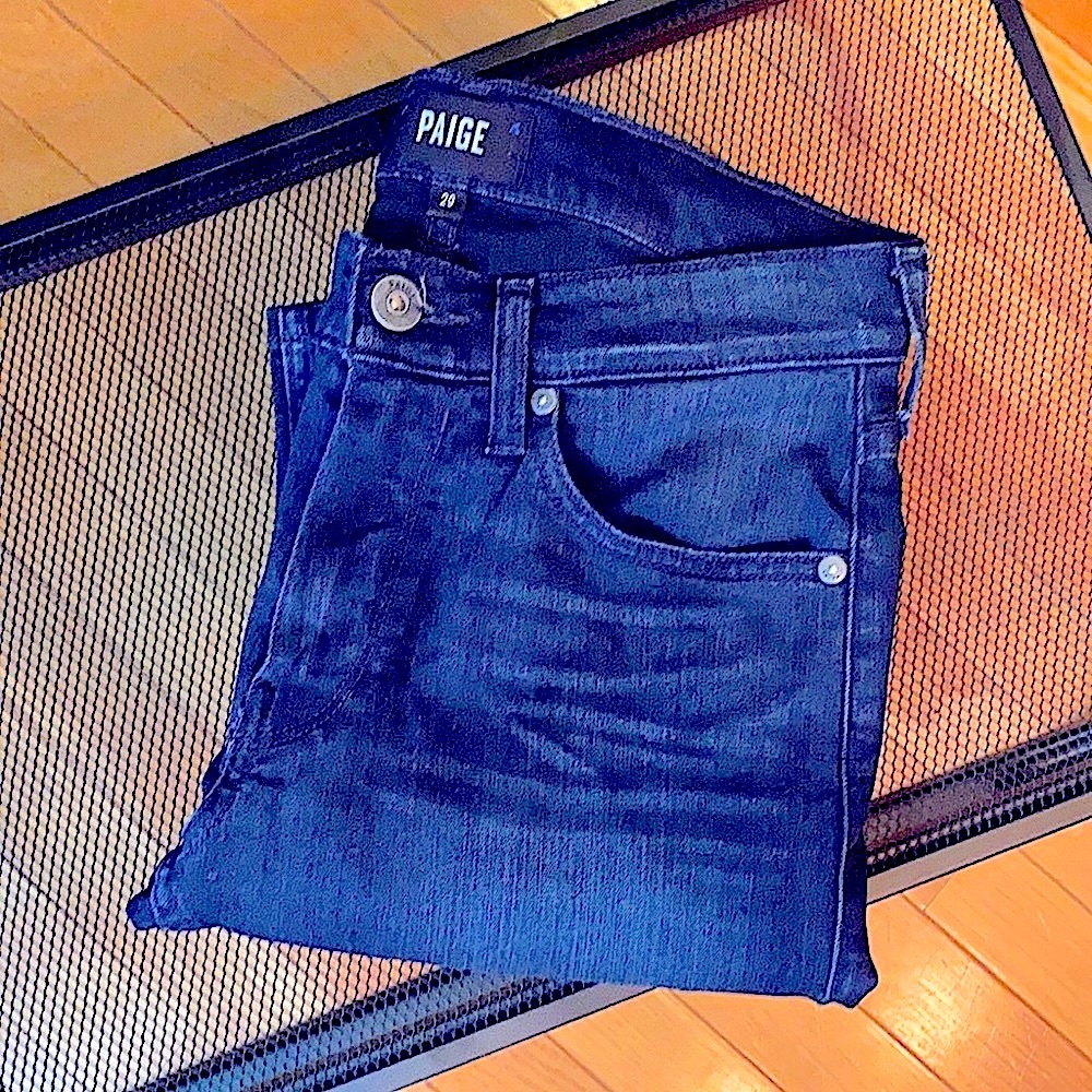 Paige Premium Denim - Dark Wash Stretch Jeans